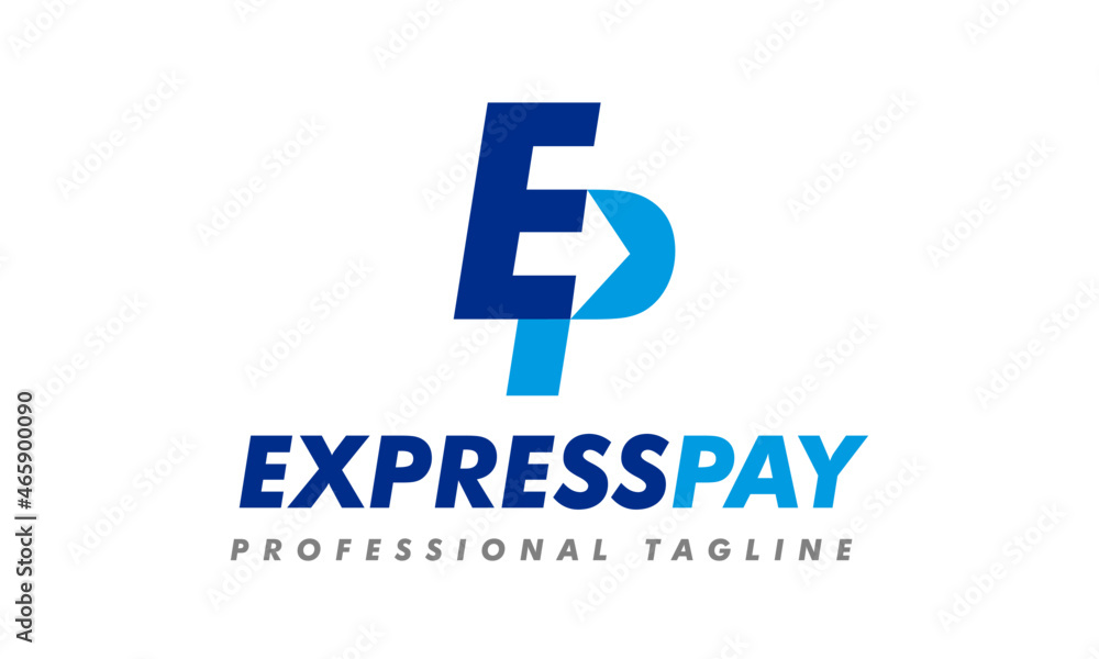 Finance Express Pay Logo Design Vector Icon Illustrations.