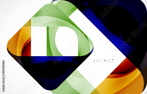 Minimal background. Abstract square shape with round corners created with wavy forms. Vector Illustration For Wallpaper, Banner, Background, Landing Page Free Download Minimal background. Abstract square shape with round corners created with wavy forms. Vector Illustration For Wallpaper, Banner, Background, Landing Page - GFXLoad
