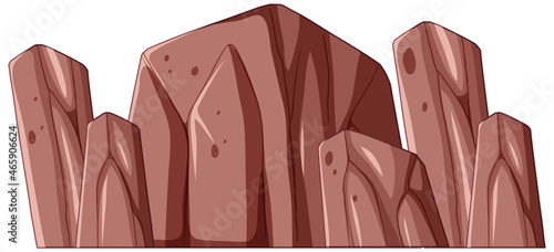 Stalactite stalagmite in cartoon style