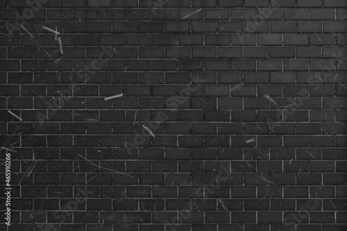 Black Brick wall background