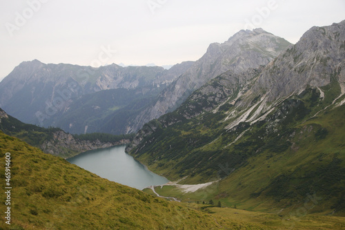 Panorama of Tappenkarsee valley, Austria