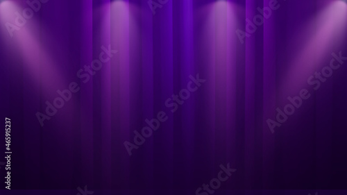 purple stage curtains spotlight