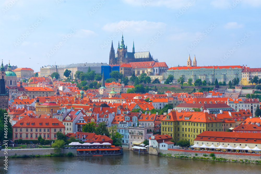 Czech-Prague-Full view,チェコ、プラハの街並み、景色３