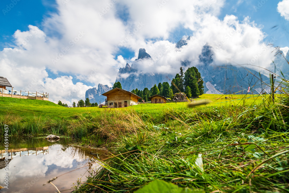 Fototapeta premium Funes Dolomites. The Odle. Dream mountains