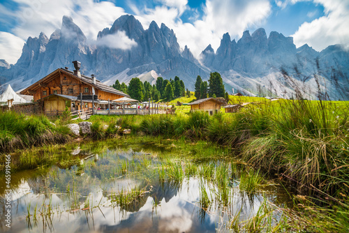 Funes Dolomites. The Odle. Dream mountains