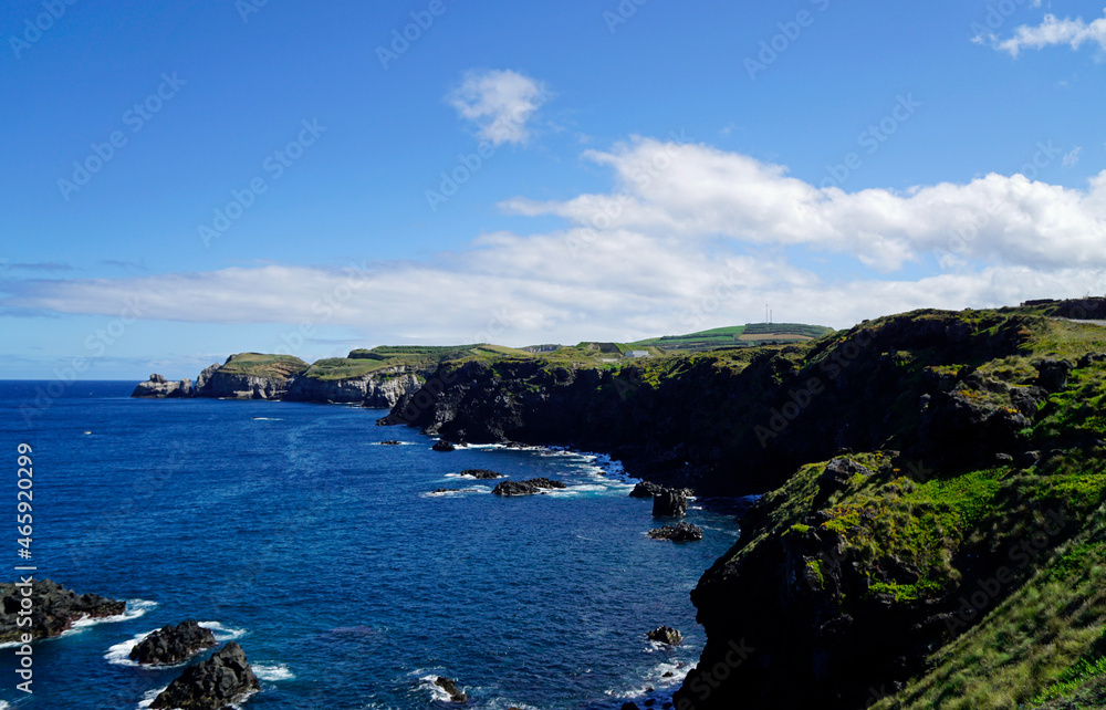 natural green scenery on the azores islands natural green scenery on the azores islands