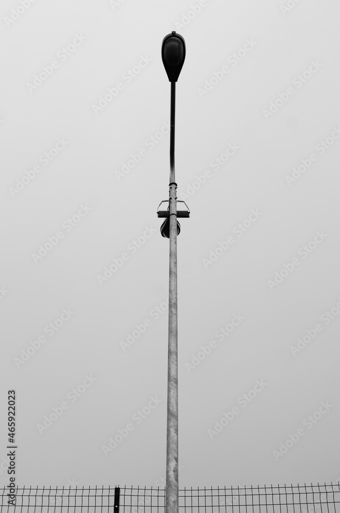 Street light against sky background Street light against sky background