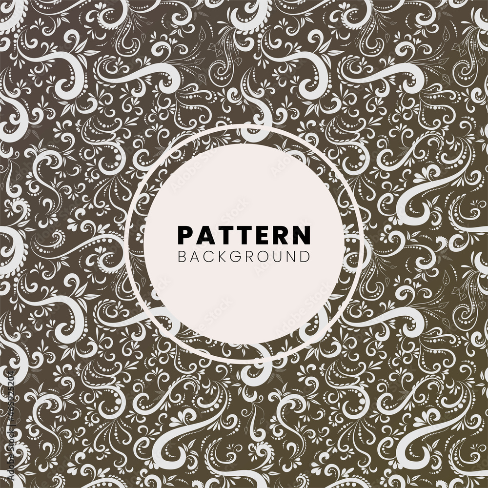 pattern floral concept. abstract floral pattern. creative pattern art.