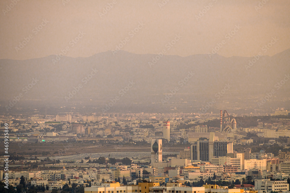 View of Tunis from the mountain -- Tunisia View of Tunis from the mountain -- Tunisia