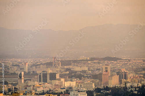 View of Tunis from the mountain -- Tunisia 