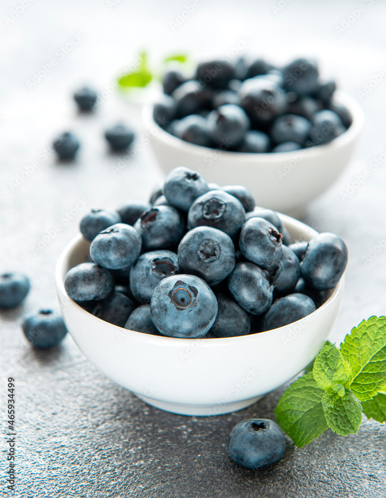 Blueberries on concrete background Blueberries on concrete background