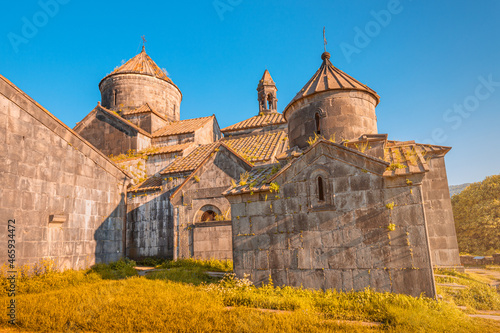 Panoramic view of a picturesque Haghpat monastery complex in Lori region in Armenia. It is included in the UNESCO World Heritage List