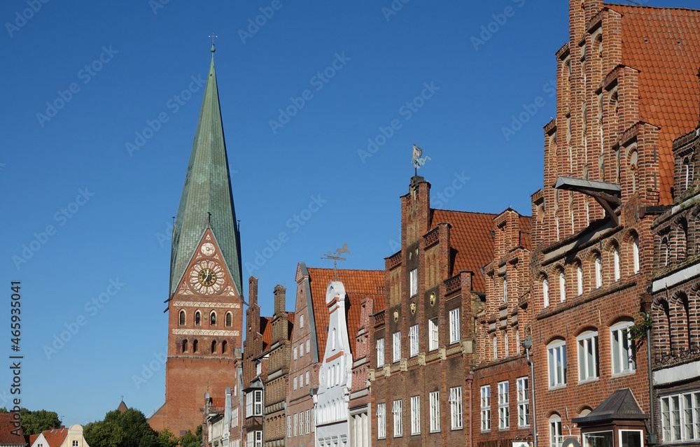 Altstadt und Johanniskirche in Lüneburg