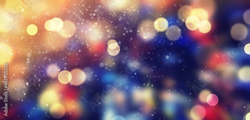 abstract Christmas background with lights