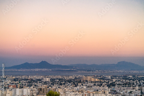 View of Tunis from the mountain -- Tunisia  © skazar