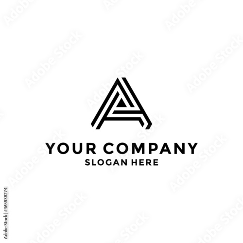 A Letter Logo Design Idea Template
