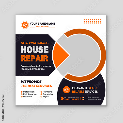 Home Repair Social Media Template
