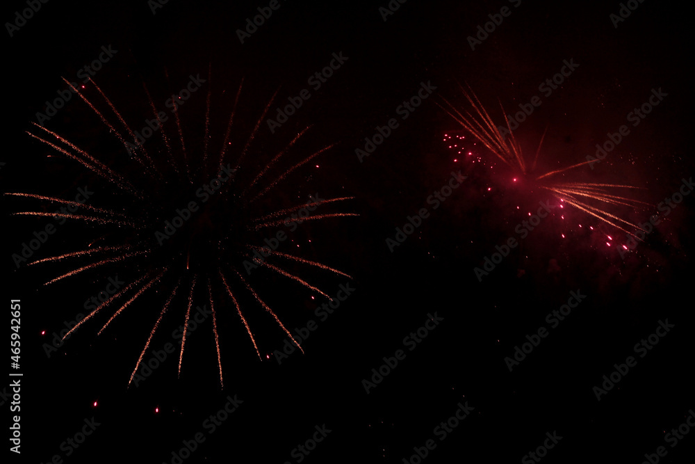 fireworks in the night sky fireworks in the night sky