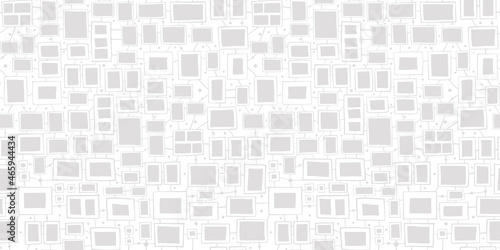 Abstract photo frame templates. Seamless pattern background for your design