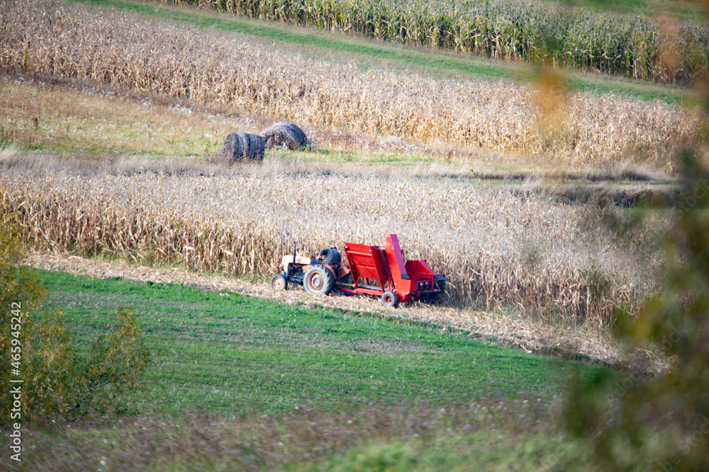 Fototapeta premium Beautiful autumn landscape in Transylvania