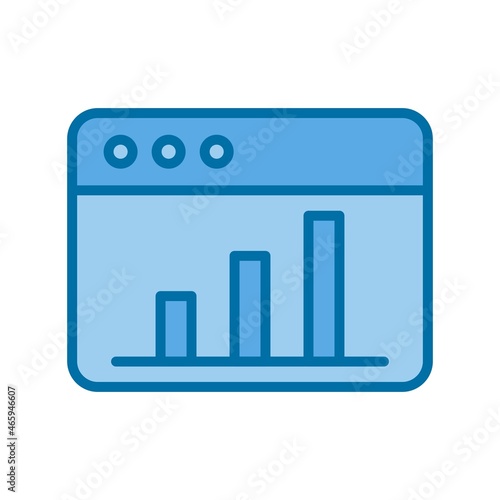 profits Filled Blue Vector Icon Design