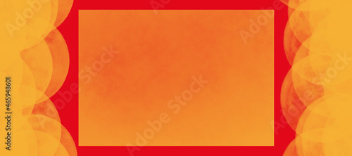 Pomarańczowe tło z ramką