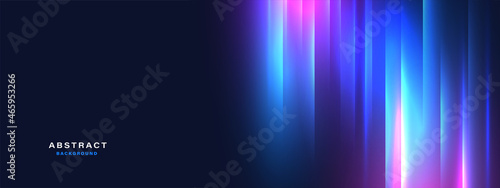Abstract futuristic background with glowing light effect.Vector illustration.	