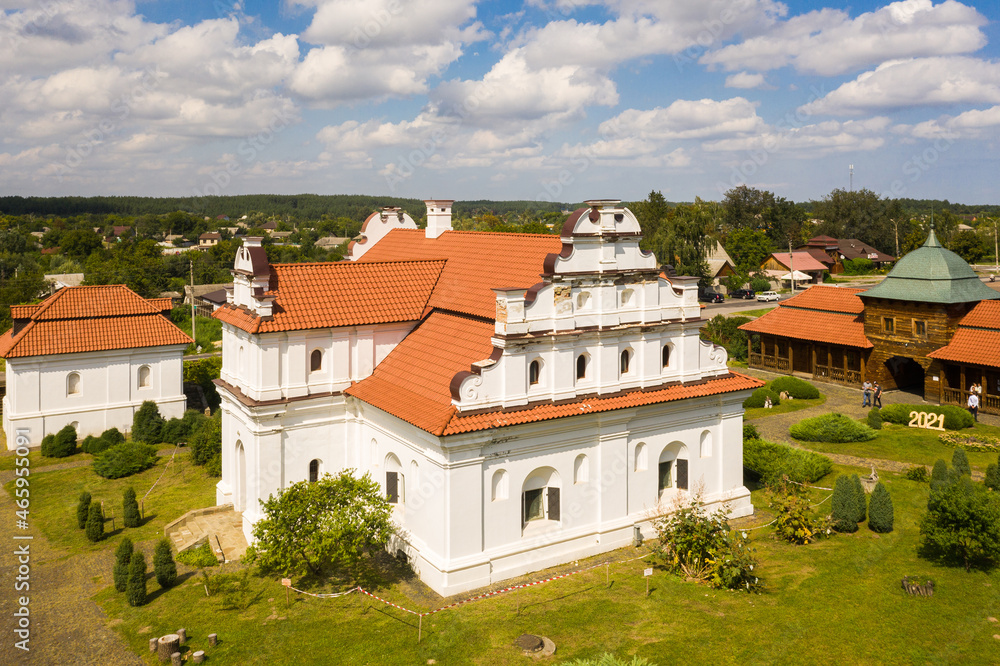 Chyhyryn National Historical and Cultural Reserve, Ukraine, view from a drone
