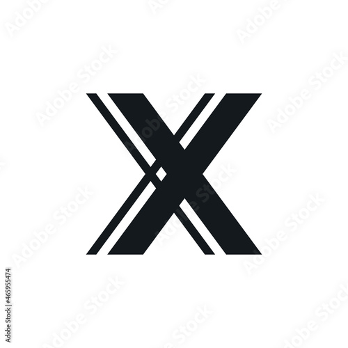 Letter X Logo Vector Illustration Design Template. Vector eps 10.
