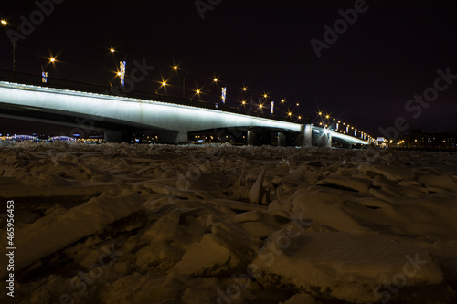 bridge at night