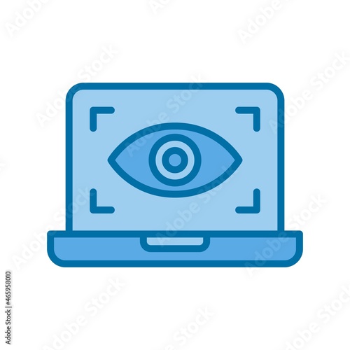 spy Filled Blue Vector Icon Design