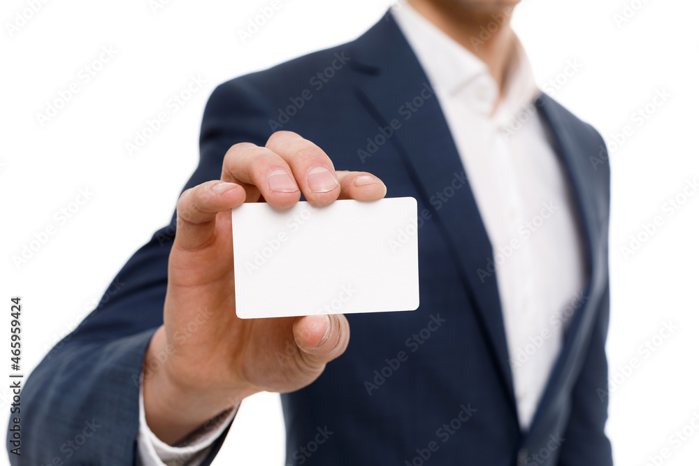 Young businessman is showing the word. Your text here Young businessman is showing the word. Your text here