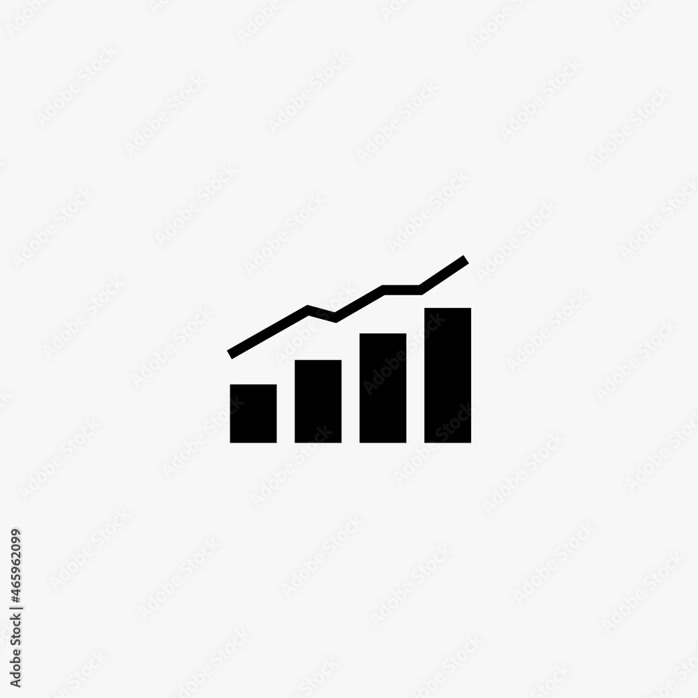 analytics icon. analytics vector icon on white background analytics icon. analytics vector icon on white background