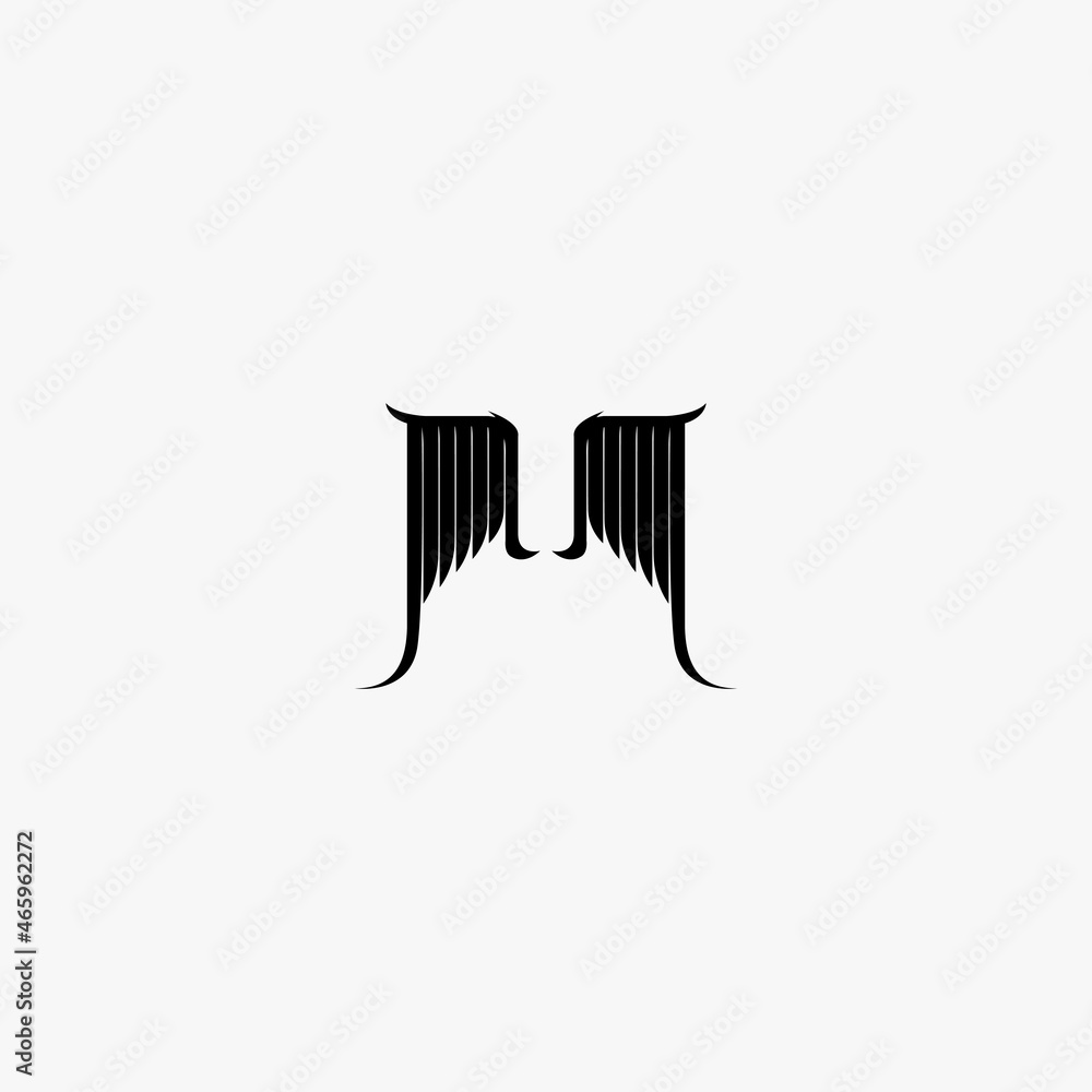 angel wings icon. angel wings vector icon on white background angel wings icon. angel wings vector icon on white background