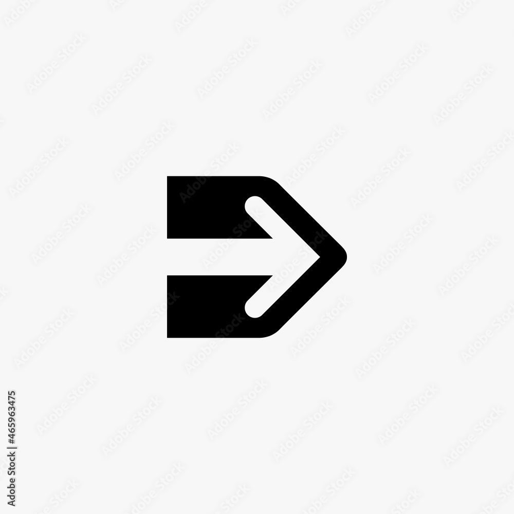 arrow icon. arrow vector icon on white background arrow icon. arrow vector icon on white background