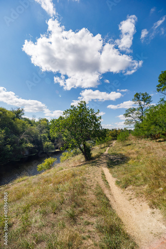 The Tyasminsky canyon in Kamianka town, Ukraine