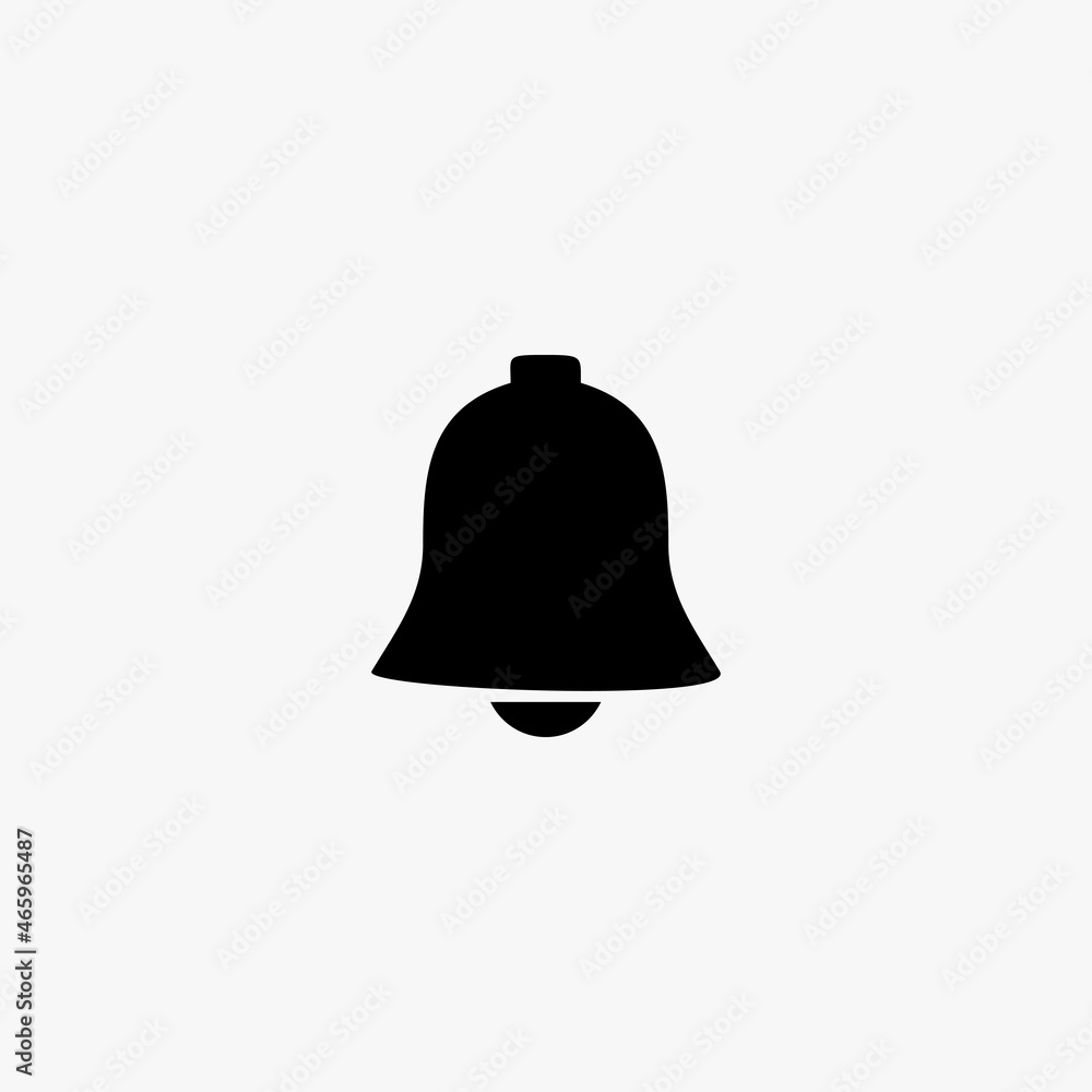 bell icon. bell vector icon on white background bell icon. bell vector icon on white background