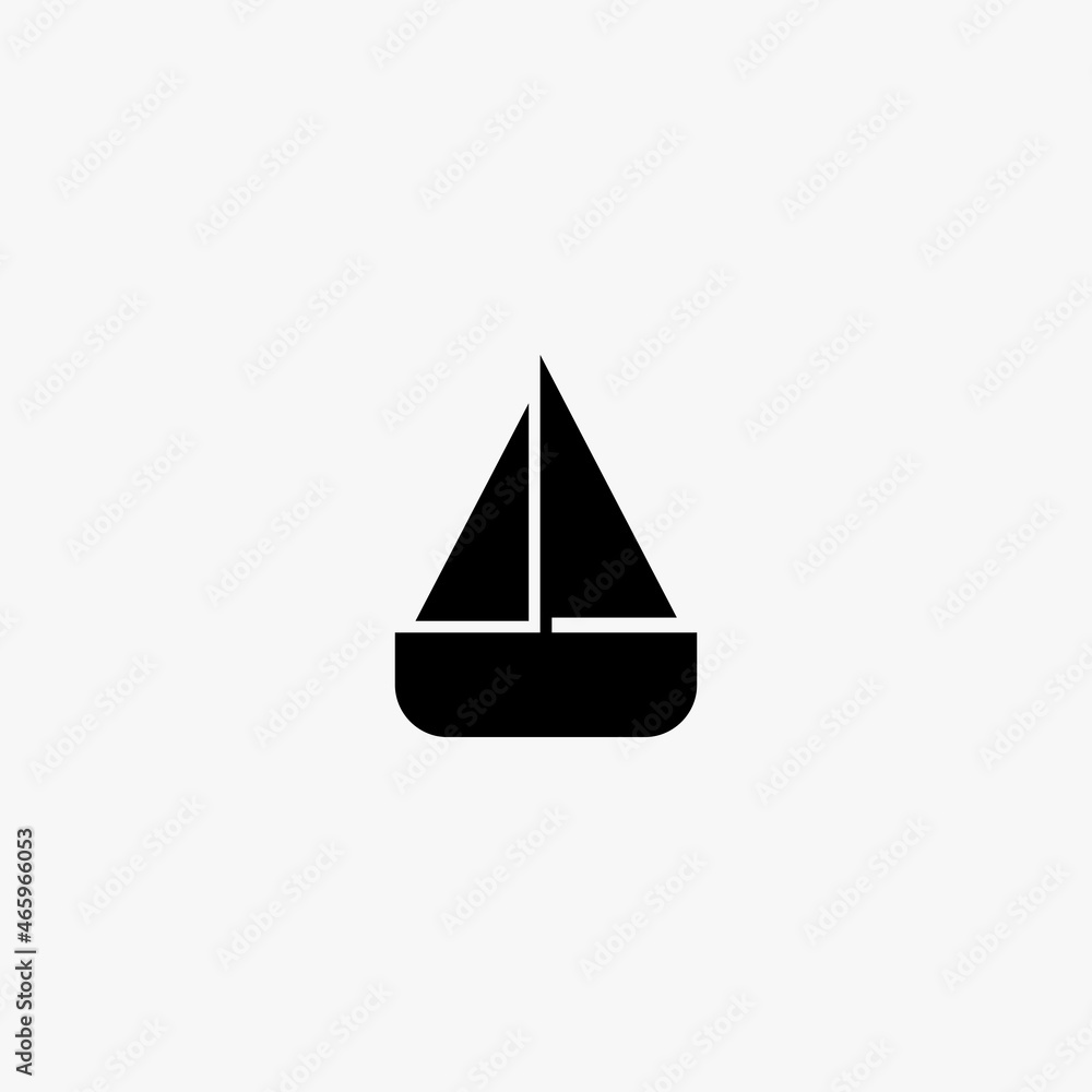 boat icon. boat vector icon on white background boat icon. boat vector icon on white background