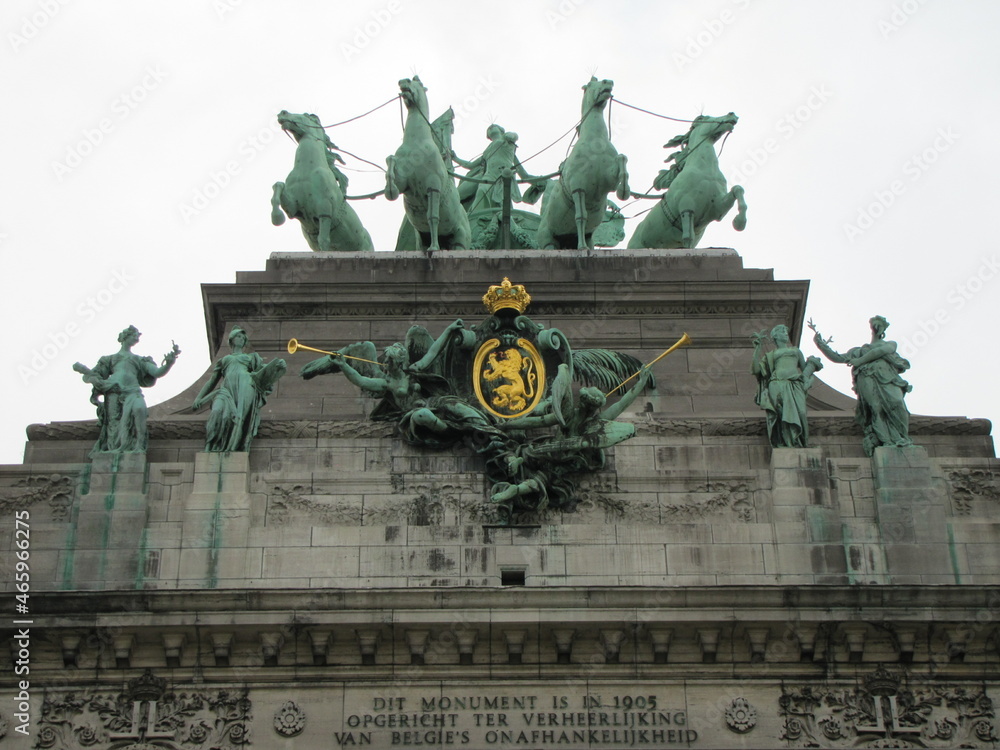 Obraz premium Arcades du Cinquantenaire in Brussels, Belgium