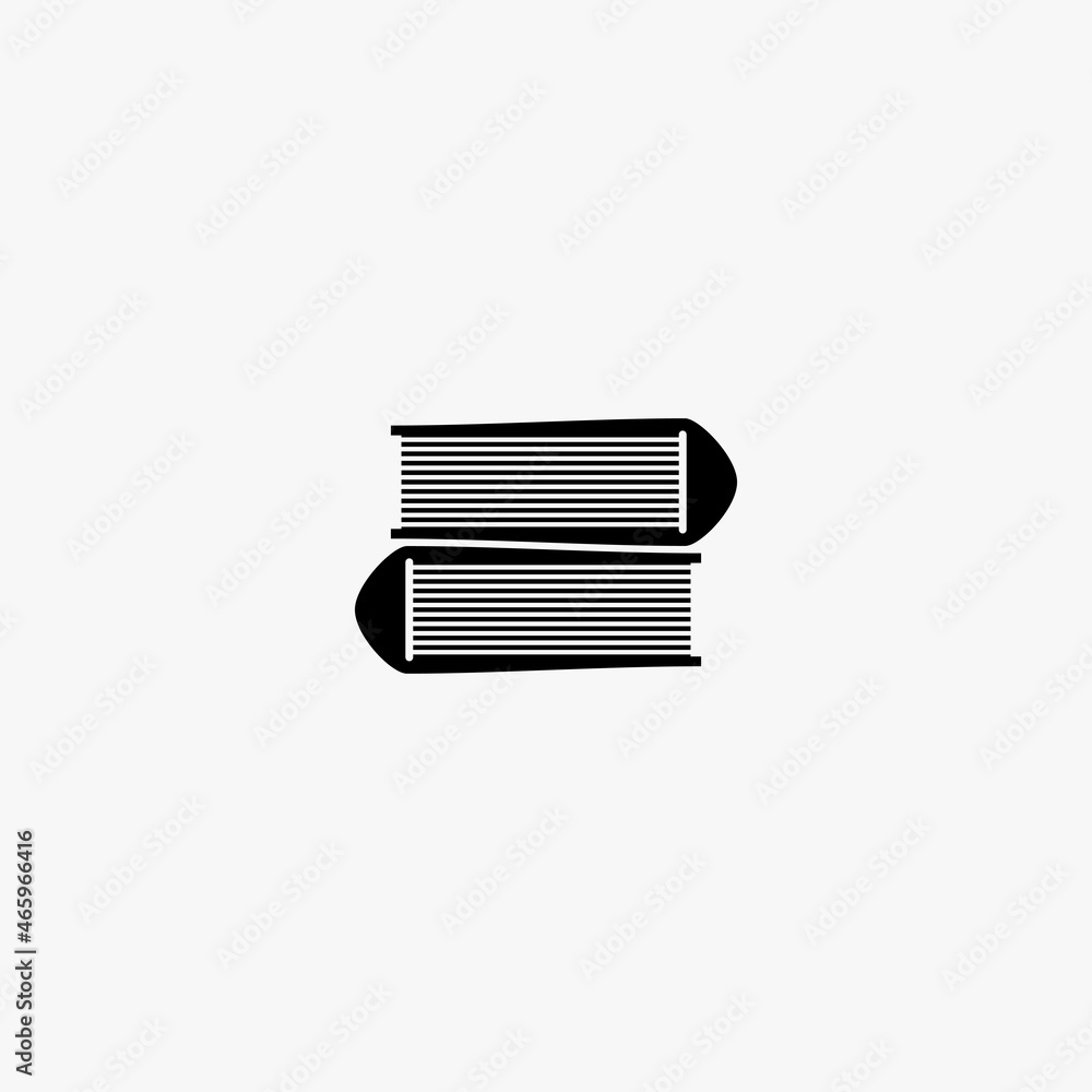 books icon. books vector icon on white background books icon. books vector icon on white background