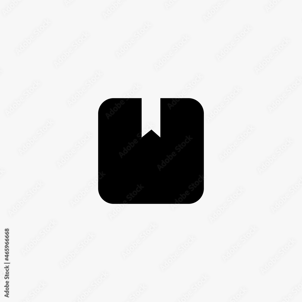 box icon. box vector icon on white background box icon. box vector icon on white background