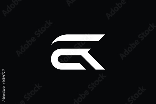 ER logo letter design on luxury background. RE logo monogram initials letter concept. ER icon logo design. RE elegant and Professional letter icon design on black background. E R RE ER
