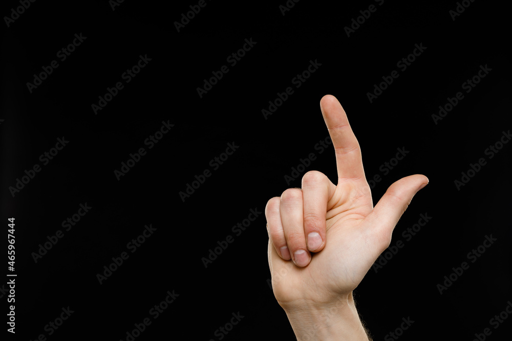 Young businessman is showing the word. Your text here Young businessman is showing the word. Your text here