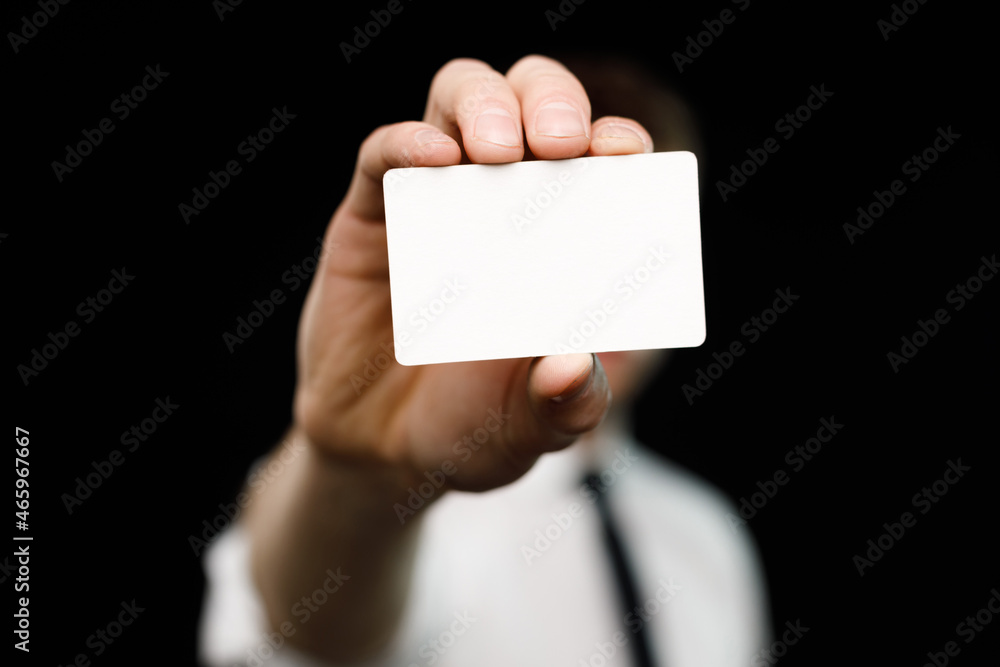 Young businessman is showing the word. Your text here Young businessman is showing the word. Your text here