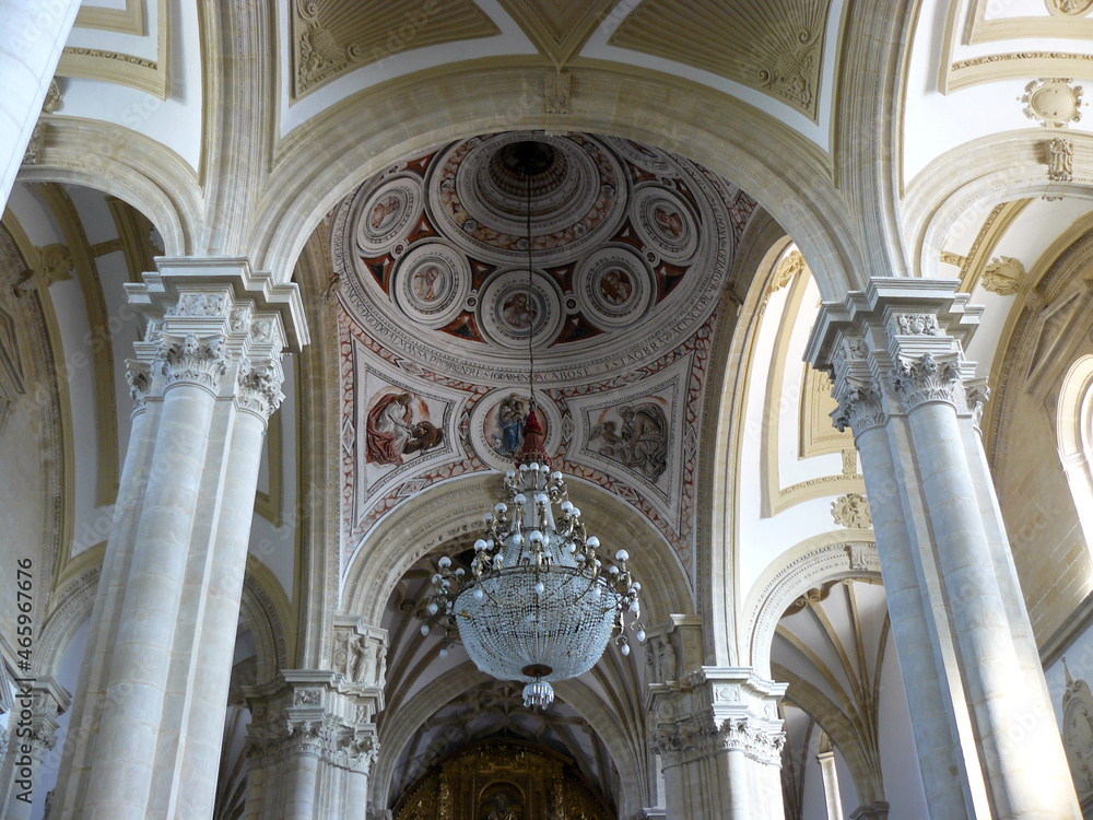 Baeza (Spain). Interior of the Cathedral of the Nativity of Our Lady of Baeza Baeza (Spain). Interior of the Cathedral of the Nativity of Our Lady of Baeza