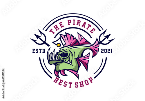 Logo Pirate Fish For Fashion Entertainment