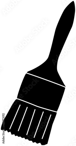 ブラシのシルエット