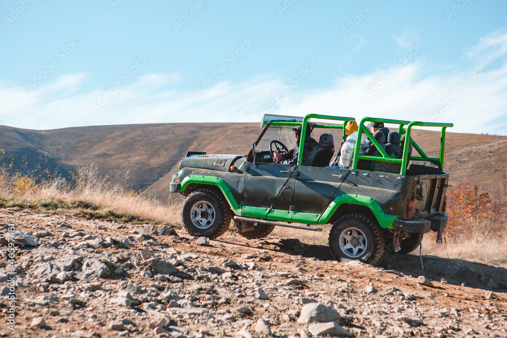 mountains off road travel