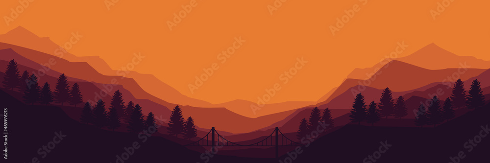 sunset mountain forest vector illustration for web banner, blog banner, wallpaper, background template, adventure design, tourism poster design, backdrop design Stock Vector | Adobe Stock sunset mountain forest vector illustration for web banner, blog banner, wallpaper, background template, adventure design, tourism poster design, backdrop design Stock Vector | Adobe Stock