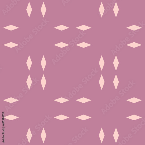 Pink Tone Colors Geometric Pattern One